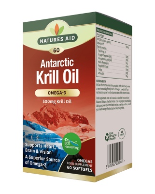 Natures Aid Krill Oil 500mg 60 caps